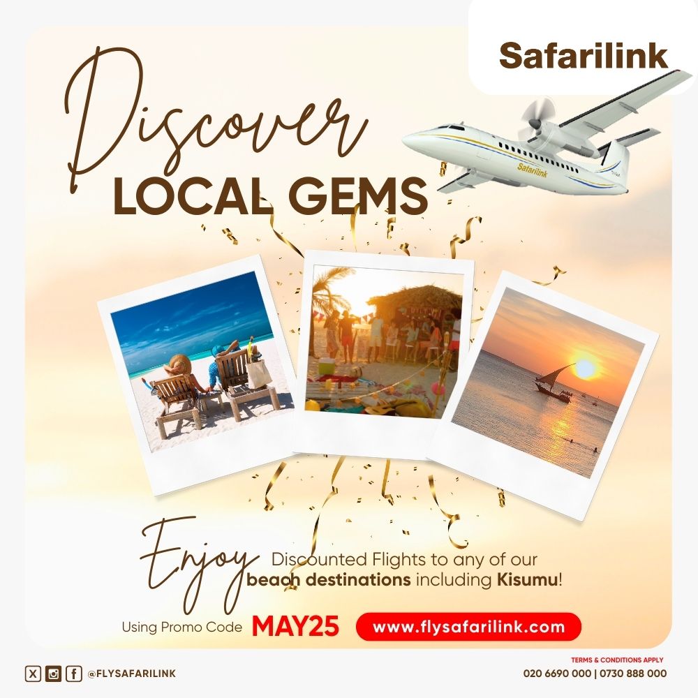 🚨 FINAL CALL! 
The clock’s ticking on our MAY25 deal! 
End the month in style with discounted flights. This is your sign to book that getaway. Promo ends when May does – don’t sleep on it!
🔗 Book now: flysafarilink.com