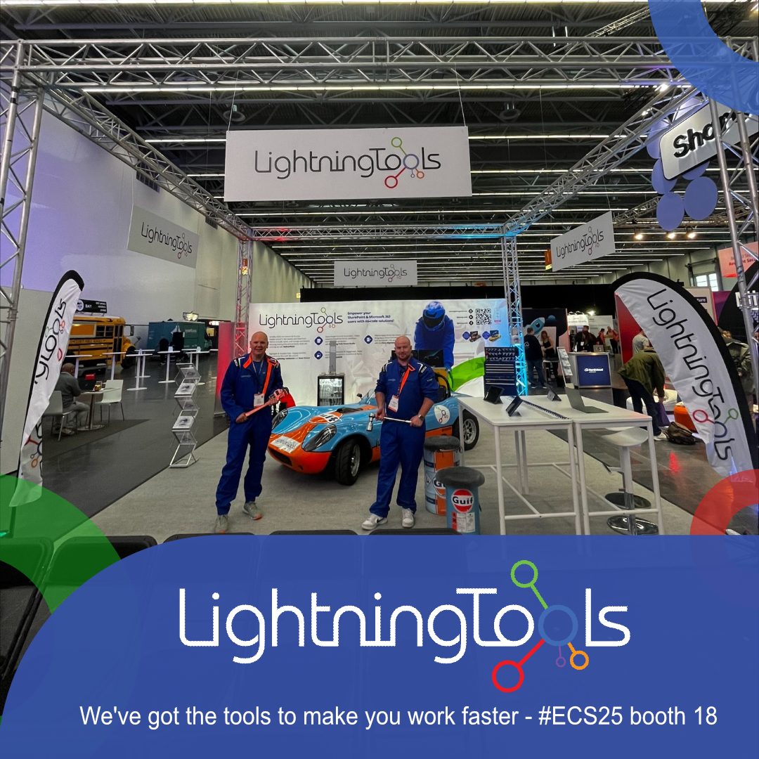 We're set up for #ECS25, come and find us on booth 18 and we'll tell you about our #SharePoint tools and how they can make you work faster. Drop by for a quick pitstop! #lightningtools #M365 #communityrocks
hubs.ly/Q03p9dM70
