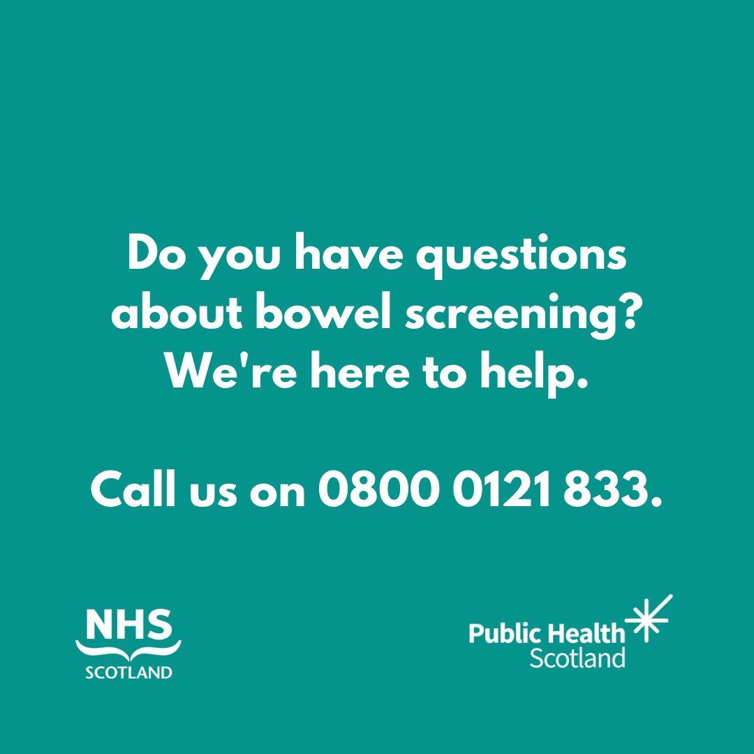 Scottish Bowel Screening Programme (@scottishbsp) on Twitter photo 