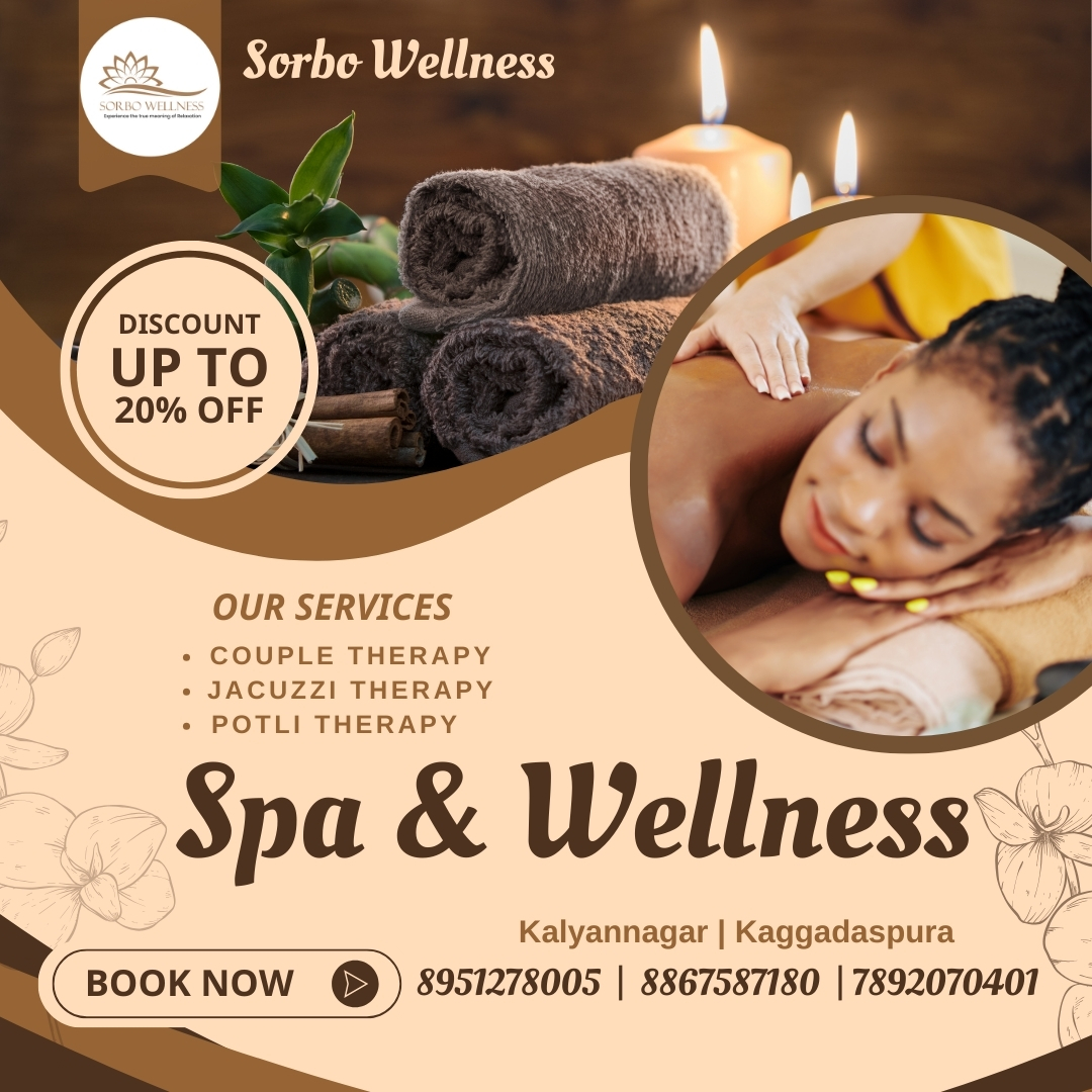 sorbowellness's tweet photo. Escape the chaos of Bangalore and step into a world of calm. At our Sorbo spa and wellness, every massage is a journey to relaxation—whether it’s a soothing Swedish massage or a calming aromatherapy session. Let our expert therapists melt your stress away. You deserve this moment https://t.co/tjQJFCxXH6