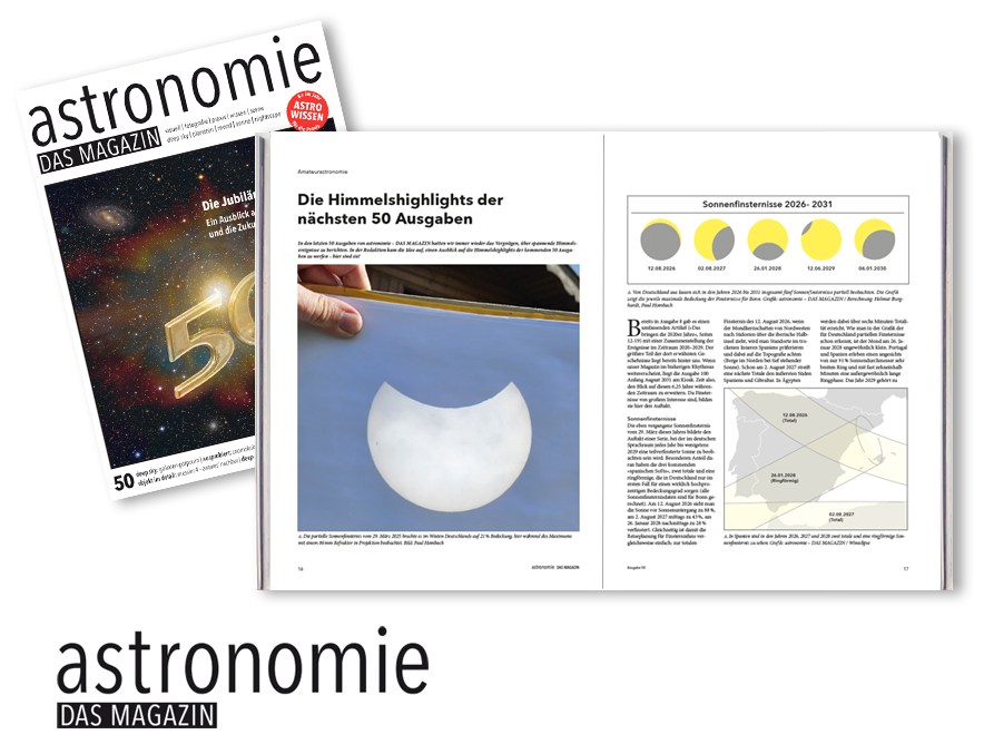 AstronomieMag's tweet photo. Amateurastronomie

Die Himmelshighlights der nächsten 50 Ausgaben

Den ausführlichen Artikel von Paul Hombach findet ihr in der aktuellen Jubiläumsausgabe 50 von astronomie - DAS MAGAZIN. 🤩

Bestellung Einzelheft https://t.co/rHzq7KTPP7

ABO https://t.co/irv3nnQgE8 https://t.co/QYjnt6r6BE