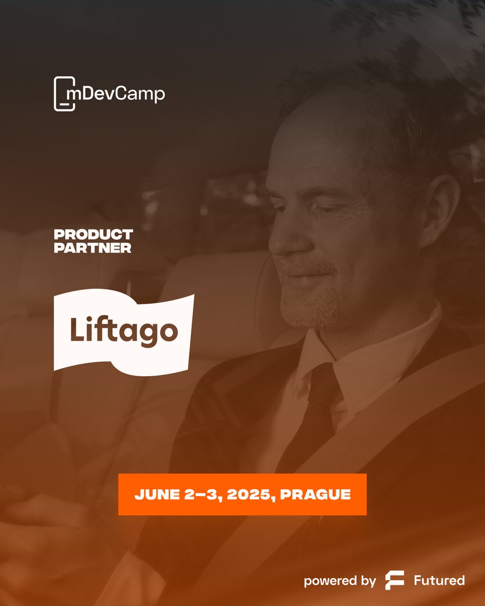 🚕 Meet our ride-sharing superhero: <a href="/Liftago/">Liftago</a> is joining #mDevCamp2025!

Ever tried explaining to a taxi driver where the tech conference is? "It's, um, that building with... you know... computers and stuff?"

Not with Liftago! We're thrilled to have them as our official
