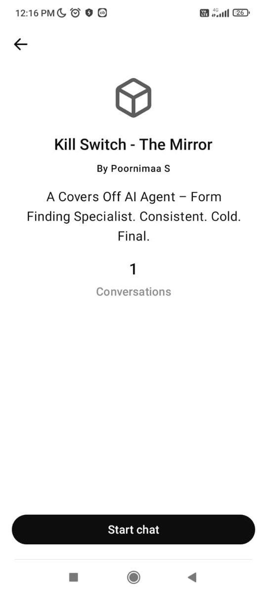 🚨 Launched: Kill Switch – The Mirror

No guesswork. No tags. Just form verdicts: GREEN, YELLOW, RED.

Works for T20 &amp; ODIs (Men/Women).
Understands roles, match types, and spike patterns.
Cold. Accurate. Live now.