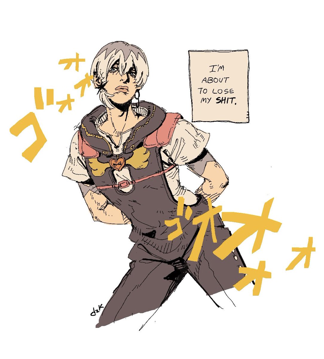 Dizzy_DZK's tweet image. Jodio (he’s still so hard to draw)