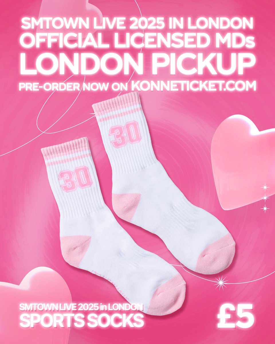 Step into the rhythm with every move!🧦🎵
Complete your concert look with the exclusive SMTOWN LIVE 2025 sports socks and feel the beat from head to toe!✨

Step loud, shine proud!🧦✨
👇
[ Get Yours Now 💖 ]
🛍 :  konneticket.com/konne/home/det…

[ Pre-order period ]
🗓 19th May 2025,