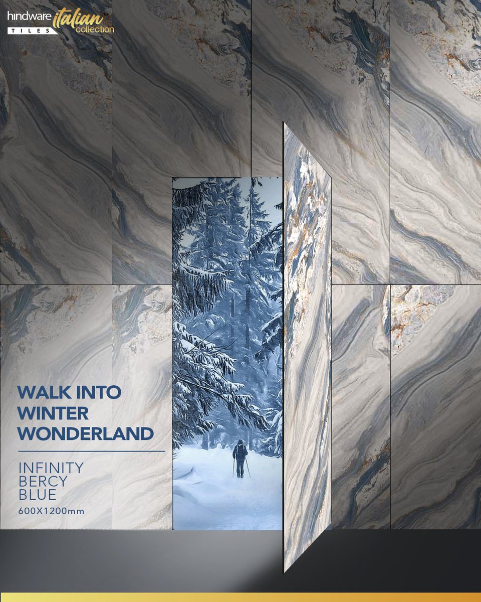 hindware_tiles's tweet photo. Let the icy elegance of Infinity Bercy Blue open up a world where cool serenity meets timeless design.
Inspired by snow-covered peaks, this tile turns your space into a tranquil escape.
#HindwareTiles #InfinityBercyBlue #WinterInspired #TileDesign #HindwareItalianCollection https://t.co/6YZwV9YrV1