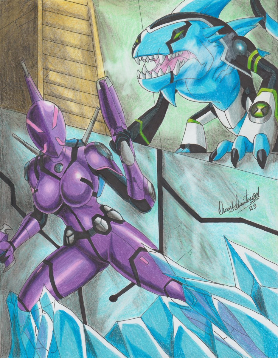 Arctiguana vs EightEight #Ben10 #Arctiguana