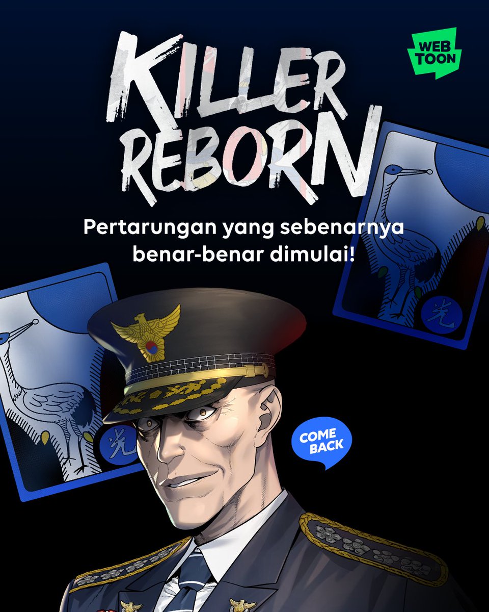 "Sebisa" mungkin bawalah mereka hidup-hidup? Jika tidak bisa, siap-siaplah kalian mati di tanganku! 💥

👉🏼webtoons.onelink.me/Jzmu/0r0bpdac

'Killer Reborn' kembali! Baca sekarang hanya di #WEBTOONID #KillerRebornWebtoon