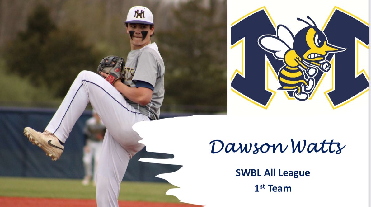 Monroe Hornets Baseball (@monroebaseball_) on Twitter photo Congratulations to Dawson Watts for being named SWBL All League 1st team!
#FAMILY
<a href="/HornetsInGame/">Monroe Athletics</a> Congratulations to Dawson Watts for being named SWBL All League 1st team!
#FAMILY
<a href="/HornetsInGame/">Monroe Athletics</a>