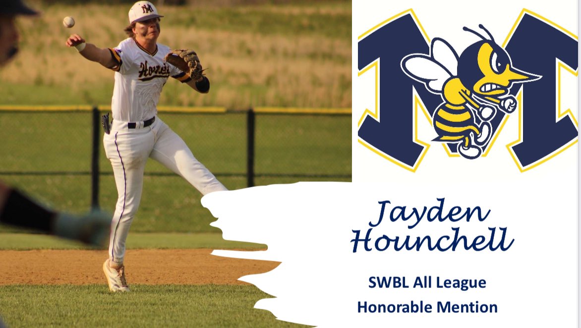 Monroe Hornets Baseball (@monroebaseball_) on Twitter photo Congratulations to Jayden Hounchell for being named SWBL All League Honorable Mention!
#FAMILY
<a href="/HornetsInGame/">Monroe Athletics</a> Congratulations to Jayden Hounchell for being named SWBL All League Honorable Mention!
#FAMILY
<a href="/HornetsInGame/">Monroe Athletics</a>