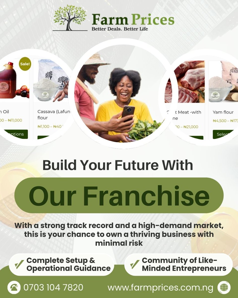 gloryvillefoodz's tweet image. We are open for franchise 🤗
#MondayMotivation #batchb #AMAs #pato #Wike