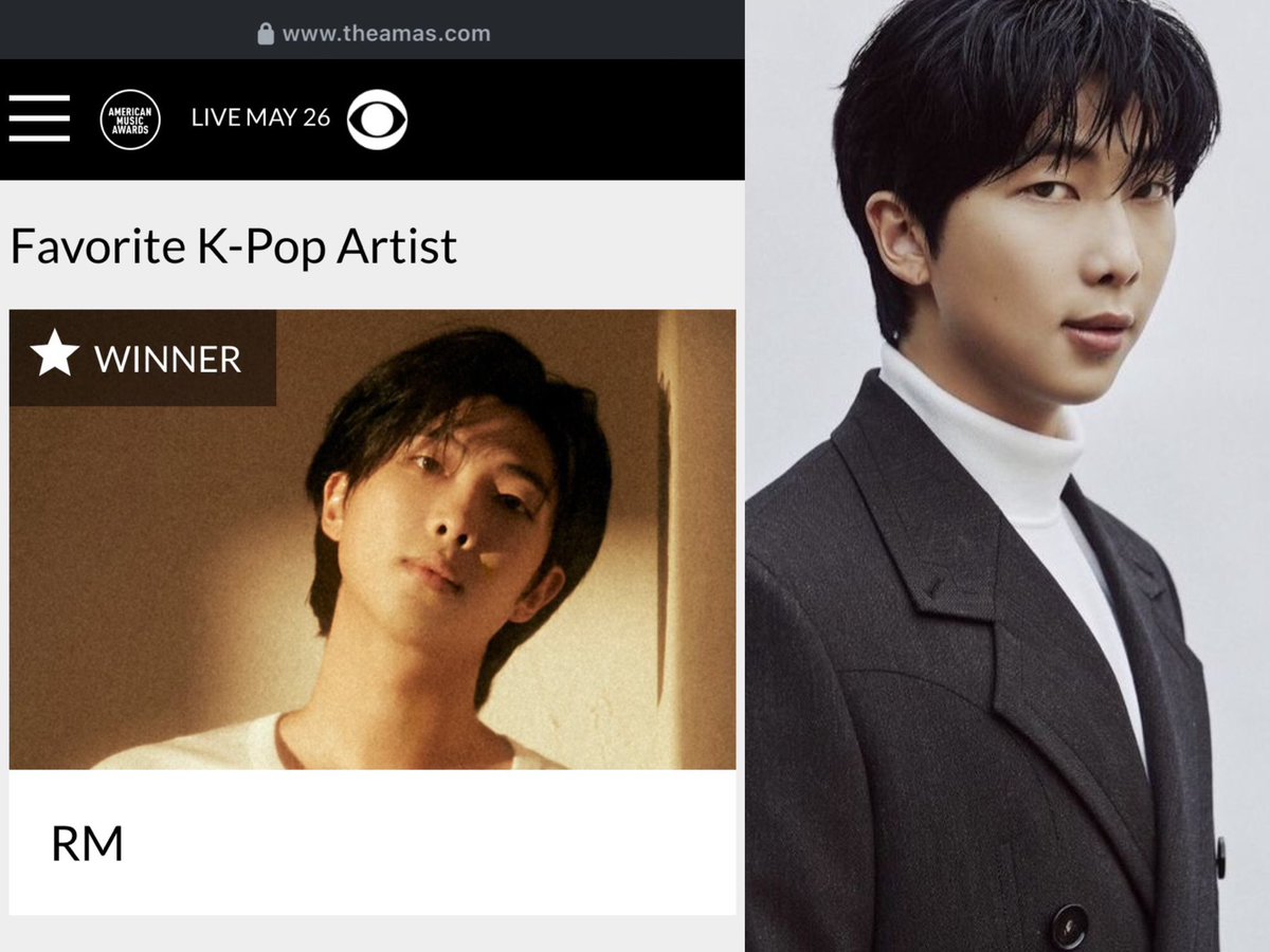 goeskthh's tweet photo. Namjoon llevándose la categoría "Favorite K-Pop Artist" en los AMAs 2025, EL PREMIO SE QUEDA EN CASA💜🔥

CONGRATULATIONS RM
RM AMAS FAVORITE K-POP ARTIST
FAVORITE KPOP RM 
RM ON AMAS
#RM_FavoriteKPopArtist 
#RMAMAs2025 https://t.co/GUuRR0tXa2