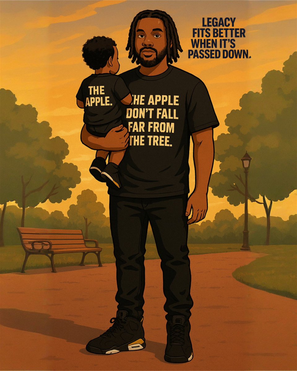 RottenAppleClub's tweet photo. Get ready for Father’s Day with this latest drop. “The Apple don’t fall far from the tree” https://t.co/pIYxsbOr84