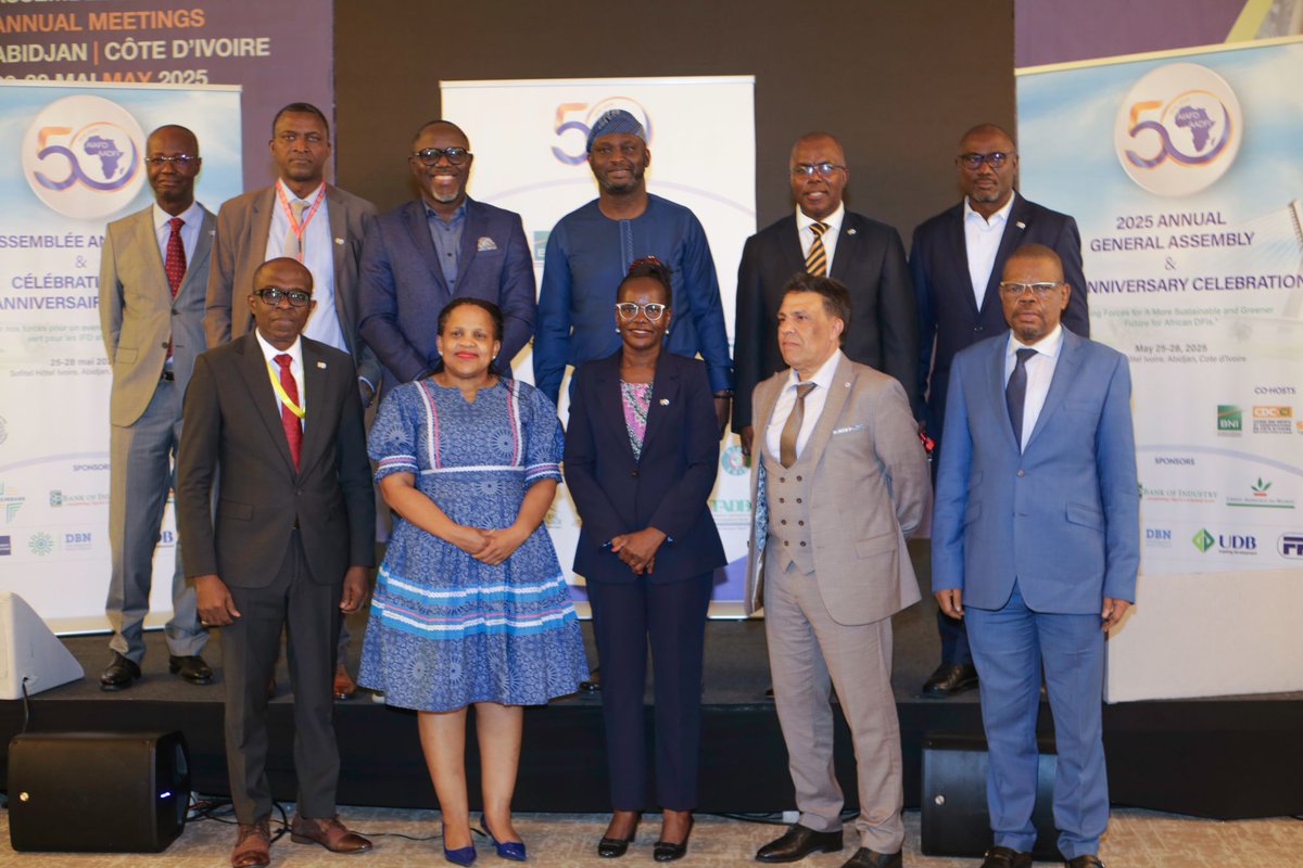 CEOEastAfrica's tweet photo. #WomenFixingUganda 

Congratulations, Dr. Patricia Ojangole!

We extend our heartfelt congratulations to Dr. Patricia Ojangole, Managing Director of @UDB_Official, on her appointment as Chairperson of the Association of African Development Finance Institutions (AADFI)!

Her appointment was officially confirmed during the 51st Ordinary General Assembly of AADFI, held on May 26, 2025, in Abidjan, Côte d’Ivoire, as part of the Association’s Annual General Assembly and the 50th Anniversary celebrations.

Dr. Ojangole’s remarkable leadership journey—from serving as AADFI’s First Vice Chairperson (2019–2025) to becoming the first woman ever to chair the Association since its inception—represents a historic milestone and a proud moment for Uganda and the entire African development finance community.

Her vision, dedication, and commitment to fostering inclusive, transformative growth across Africa are an inspiration to us all.

Let’s celebrate this momentous achievement and wish Dr. Ojangole every success in her new role!

#Leadership #Inspiration #AfricanDevelopment #Congratulations
