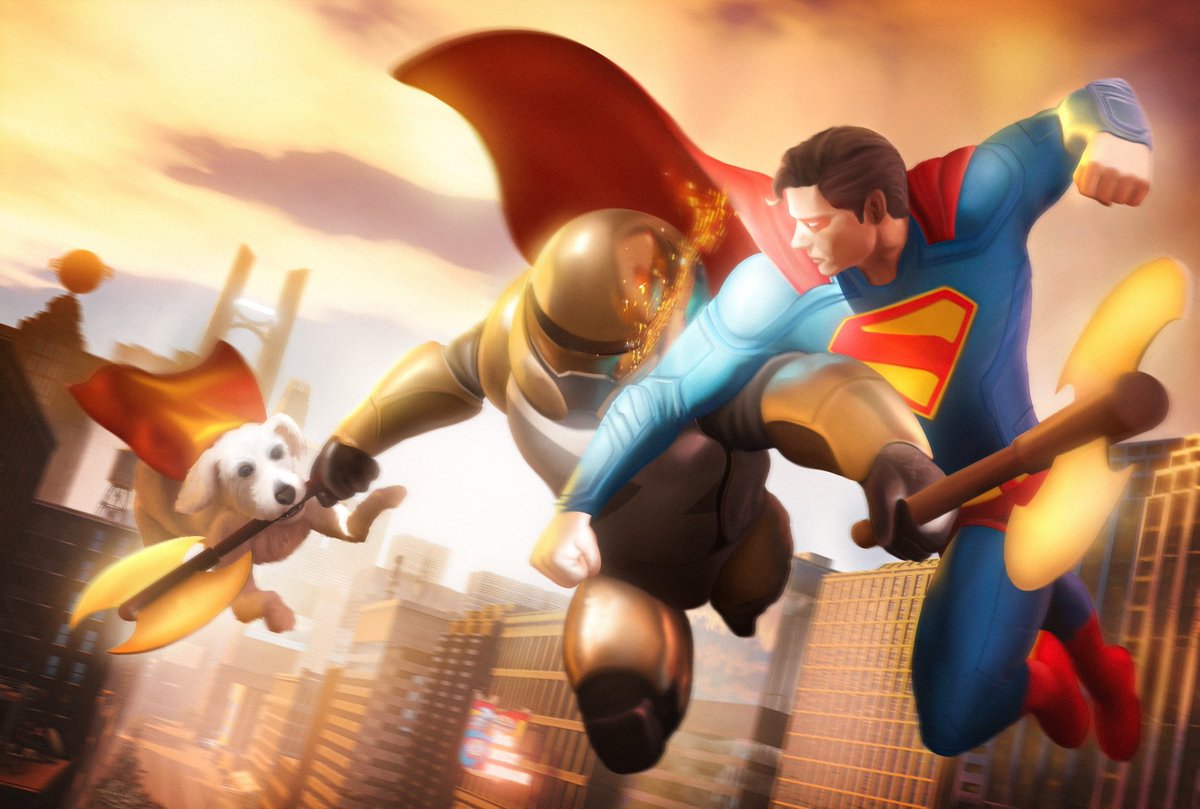 #Superman    fanart I've been working on for 3 weeks

 Time-lapse in replies