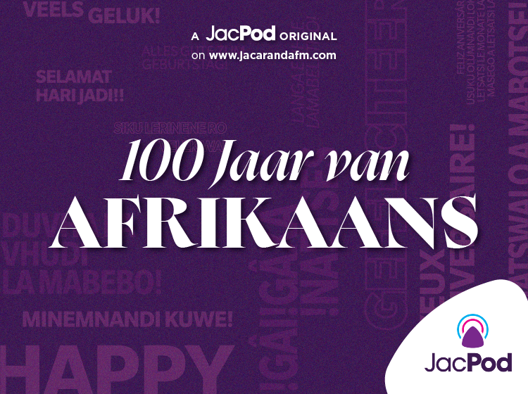 JacaNewswatch's tweet photo. Dis die laaste episode van die mini potgooi, 'n 100 Jaar van #Afrikaans - en ons stuur die taal die toekoms in ..... met een gunsteling Afrikaanse woord!  As jy moet kies, watter woord is dit? @jacarandafm #JacPod https://t.co/wQBiPIRkpX https://t.co/YX97KYInlm