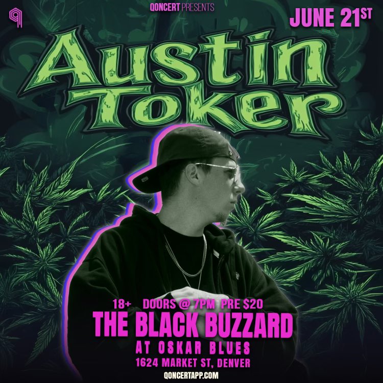 🚨SHOW ALERT🚨 
Lowdy Trail will be performing in Denver, CO June 21st for Austin Toker Ages 18+ Doors Open 7:00PM🕖 1624 Market St, 80202💣 Online Ticket Link - qoncertshows.eventcalendarapp.com/u/40604/382750
🕳️ 
#LowdyTrail #LifeAtRiskENT #NewWestManagement #QoncertApp #UpcomingArtist #Rap  #Denver