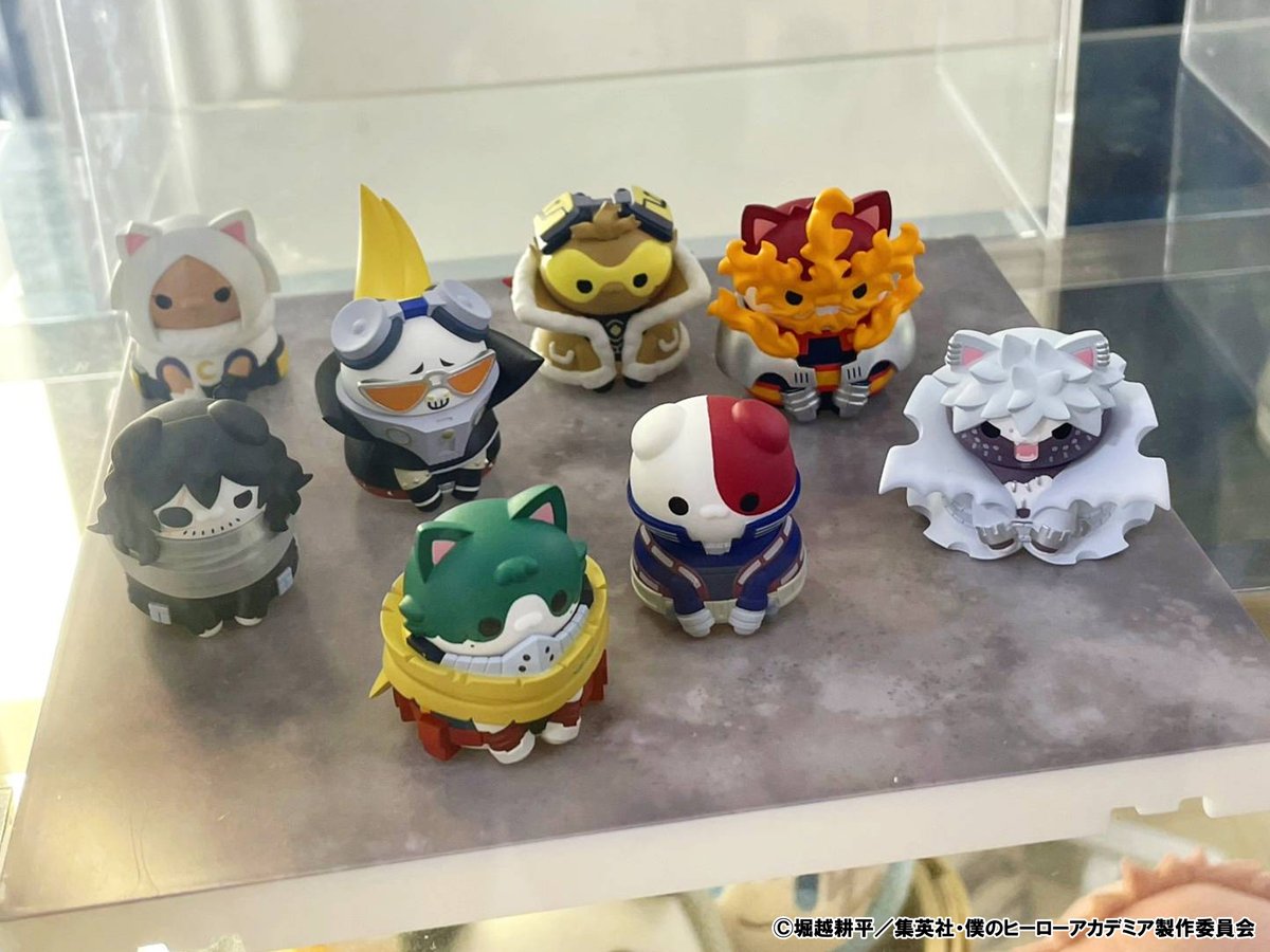 【#僕のヒーローアカデミア】

＼展示情報🐾／

✦・┈┈┈┈┈┈┈┈┈┈ ・✦
MEGA CAT PROJECT
僕のヒーローアカデミア
ヒロアカニャンコNO.01
✦・┈┈┈┈┈┈┈┈┈┈ ・✦

アニメイト渋谷店にて展示中！
ご予約受付中メガ！

animate-onlineshop.jp/pn/%E3%80%90%E…
#heroaca_a #ヒロアカ