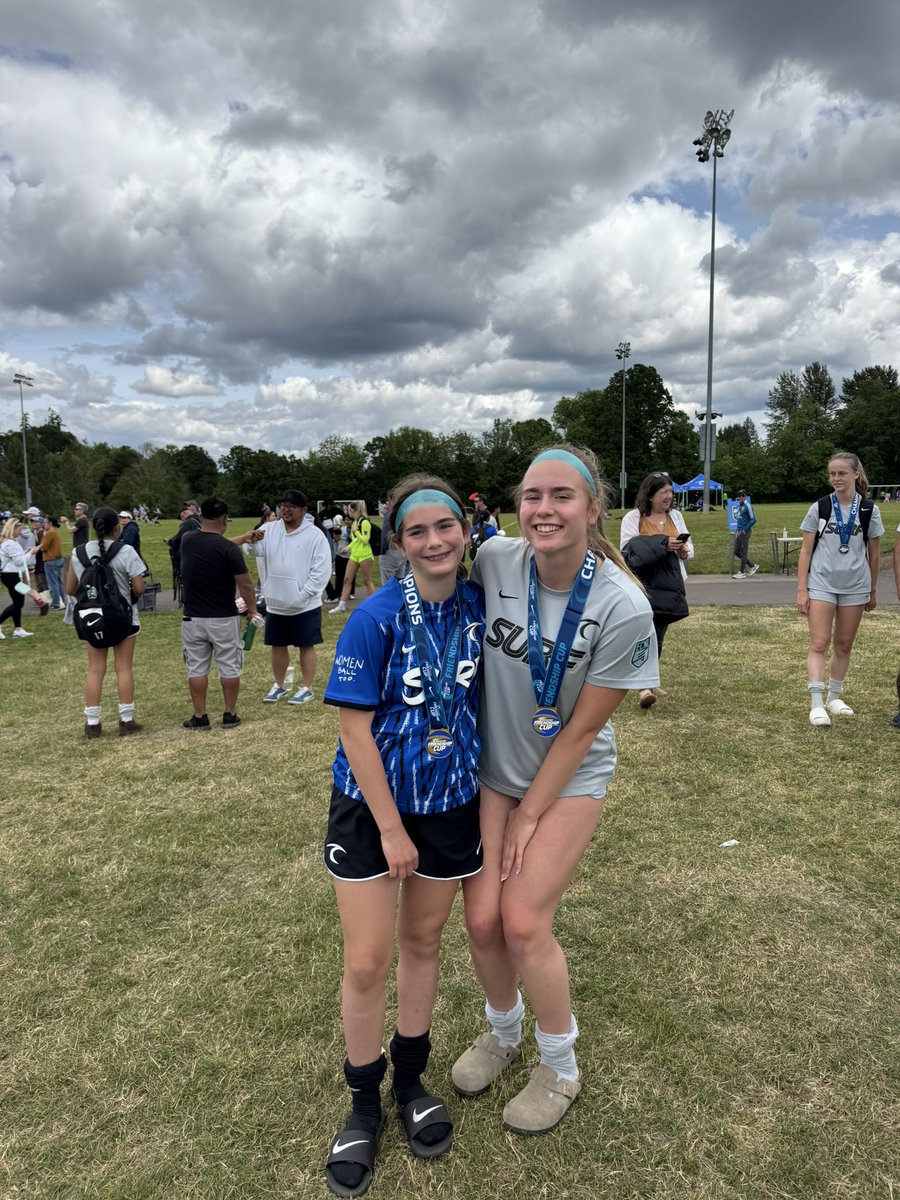 Fun weekend at the Oregon Surf Friendship Cup.  My sister and I both took home gold medals!