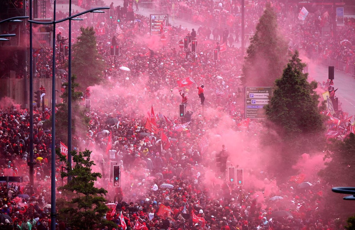 Thoughts are with the injured fans at the parade. We are #Liverpool