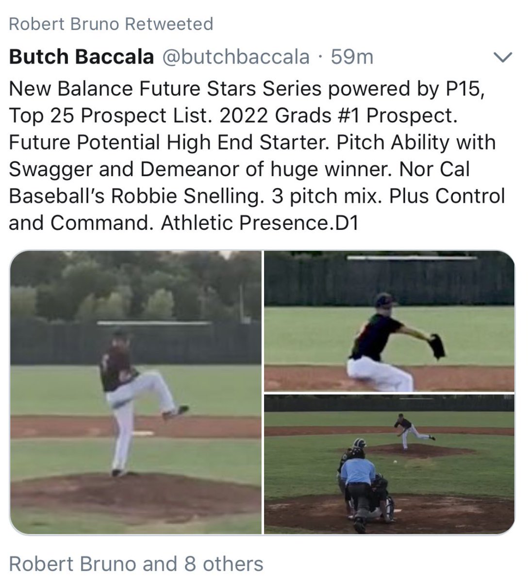 Butch Baccala (@butchbaccala) on Twitter photo Hard to believe this was in July of 2018 as a 14yr old. <a href="/fss_scouting/">Future Stars Series Scouting</a> <a href="/_JeremyBooth/">Jeremy Booth</a> Robbie Snelling at event in Houston, many moons ago. Robbie in AA now after being a First Rd 39th pick by the Padres in 2022. Athletic, determined, Live,Loose and Left handed.Pretty easy 2 scout Hard to believe this was in July of 2018 as a 14yr old. <a href="/fss_scouting/">Future Stars Series Scouting</a> <a href="/_JeremyBooth/">Jeremy Booth</a> Robbie Snelling at event in Houston, many moons ago. Robbie in AA now after being a First Rd 39th pick by the Padres in 2022. Athletic, determined, Live,Loose and Left handed.Pretty easy 2 scout