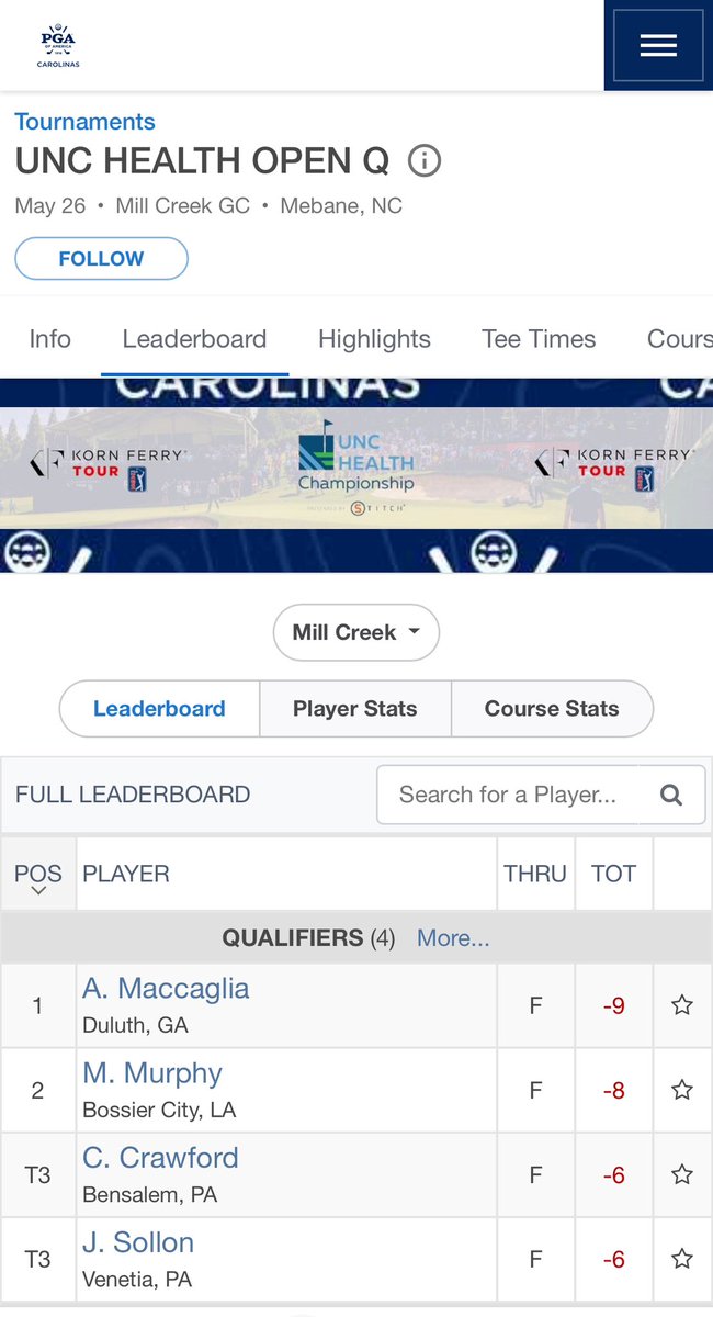 Mac Murphy at it again! <a href="/LATechGolf/">LA Tech Golf</a>