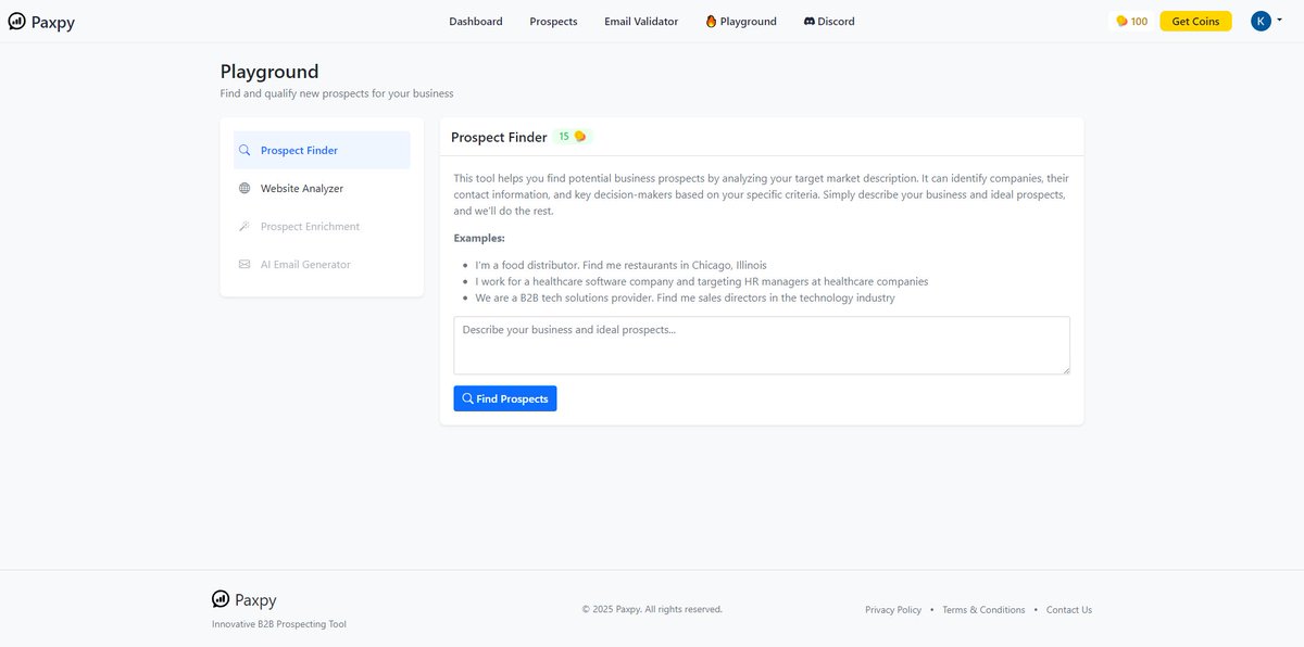 PolarMass's tweet photo. 🚨 Just launched!
Been quietly building Paxpy — an AI-powered lead gen tool for B2B outreach.
⚡️ Find &amp; export real prospects
🧠 Smart filters, no fluff
💥 100 free coins for beta testers

Try it here → https://t.co/D0jF3O1rmJ
Would love your feedback 🙌 https://t.co/2z1wOwG6Zz