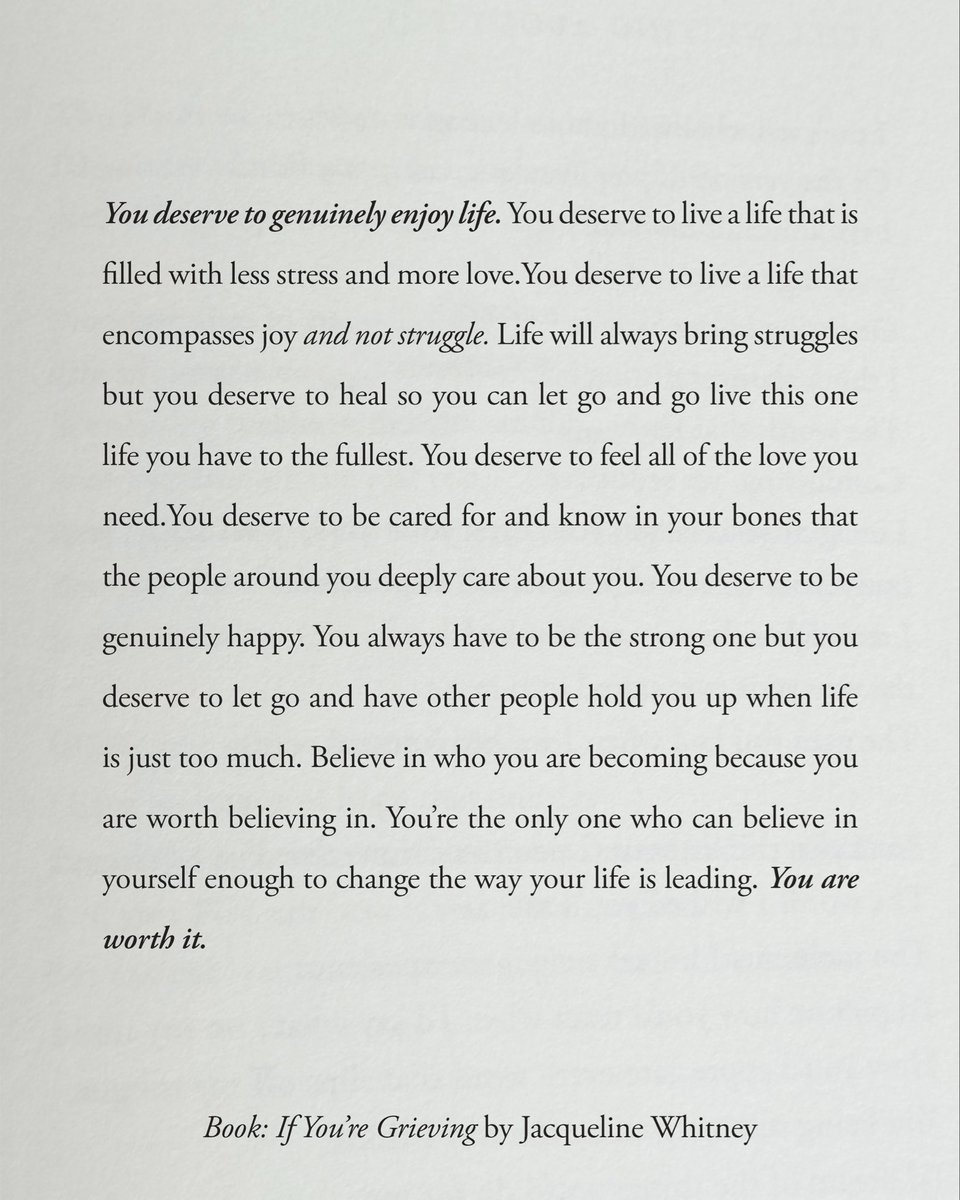 ThoughtCatalog's tweet photo. You deserve to genuinely enjoy life 🤍 https://t.co/VWmtOGCvBK
