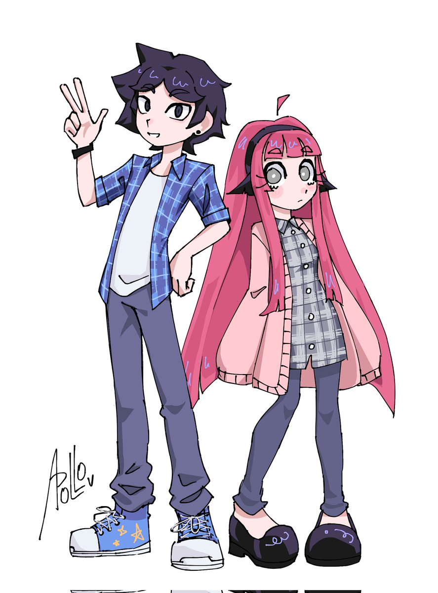 Apollo_Pilgrim's tweet photo. By the way, i also drew characters that i really wanted to make a comic with before. Now i don't think i can do it.. Nevertheless, meet Alex and Amurphys.
#art #digitalart #originalcharacter https://t.co/2OPPshfc04
