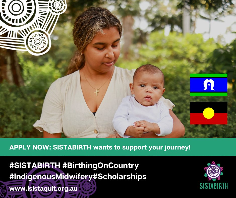 📣 Aboriginal &amp; Torres Strait Islander health &amp; midwifery students!

🎓 $2,500 Bursary for placements
🎓 $10,000 Honours Scholarships

Apply now via @SCUonline ⬇️
🔗 scu.edu.au/scholarships/b…
🔗 scu.edu.au/scholarships/b…

#iSISTAQUIT #IndigenousMidwifery #FirstNationsHealth