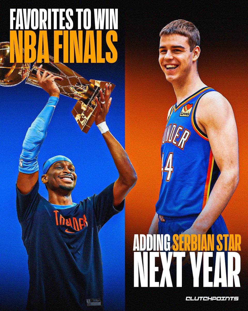 OKC is adding a star next year...

And that's scary for the rest of the league.

No matter what happens this playoffs, the Thunder will be adding Serbian star Nikola Topic to its rotation next season.

Topic was the #12 pick in the 2024 NBA Draft - a pick OKC got from Houston in