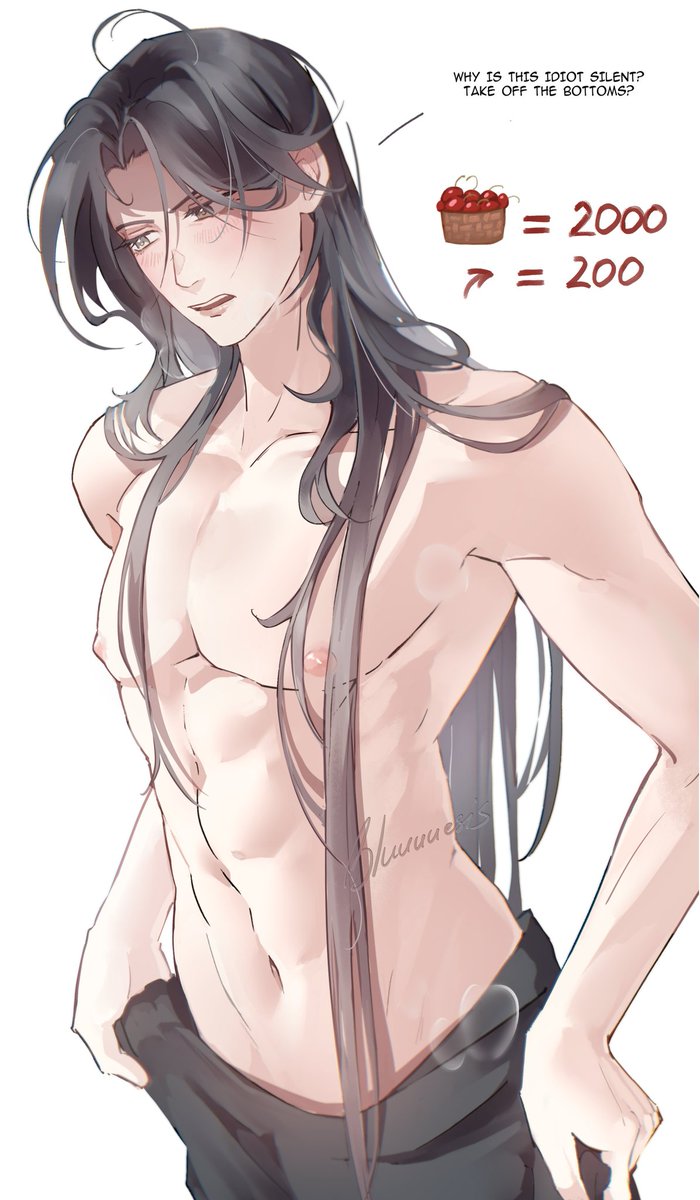 bluuuuesis's tweet photo. Feng Xin? 🍒

#muqing #tgcf #stripchallenge https://t.co/eEilIb2Wsw