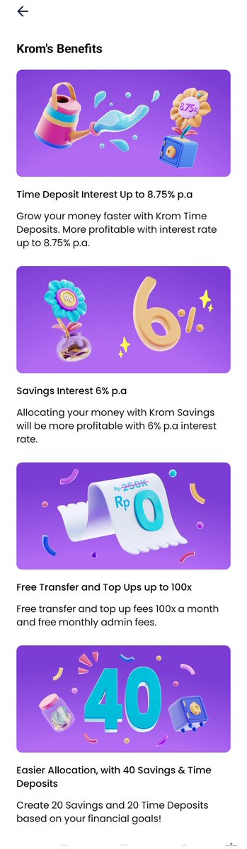 pinkstarprada's tweet photo. Buka Rekening Krom Bank Bisa Cuan!

Pilihan Nabung:
✨ Nabung 300 ribu, tahan 38 hari
Cuan 70 ribu (50K dari akunmu + 20K dari aku)
✨ Nabung 2 juta, tahan 38 hari
Cuan 230 ribu (150K dari akunmu + 80K dari aku)

Wajib nabung pake kode reff MARY0007. Fee cair setelah reward app masuk.

#zonauang #zonabu #freelance #krombank #zonaba