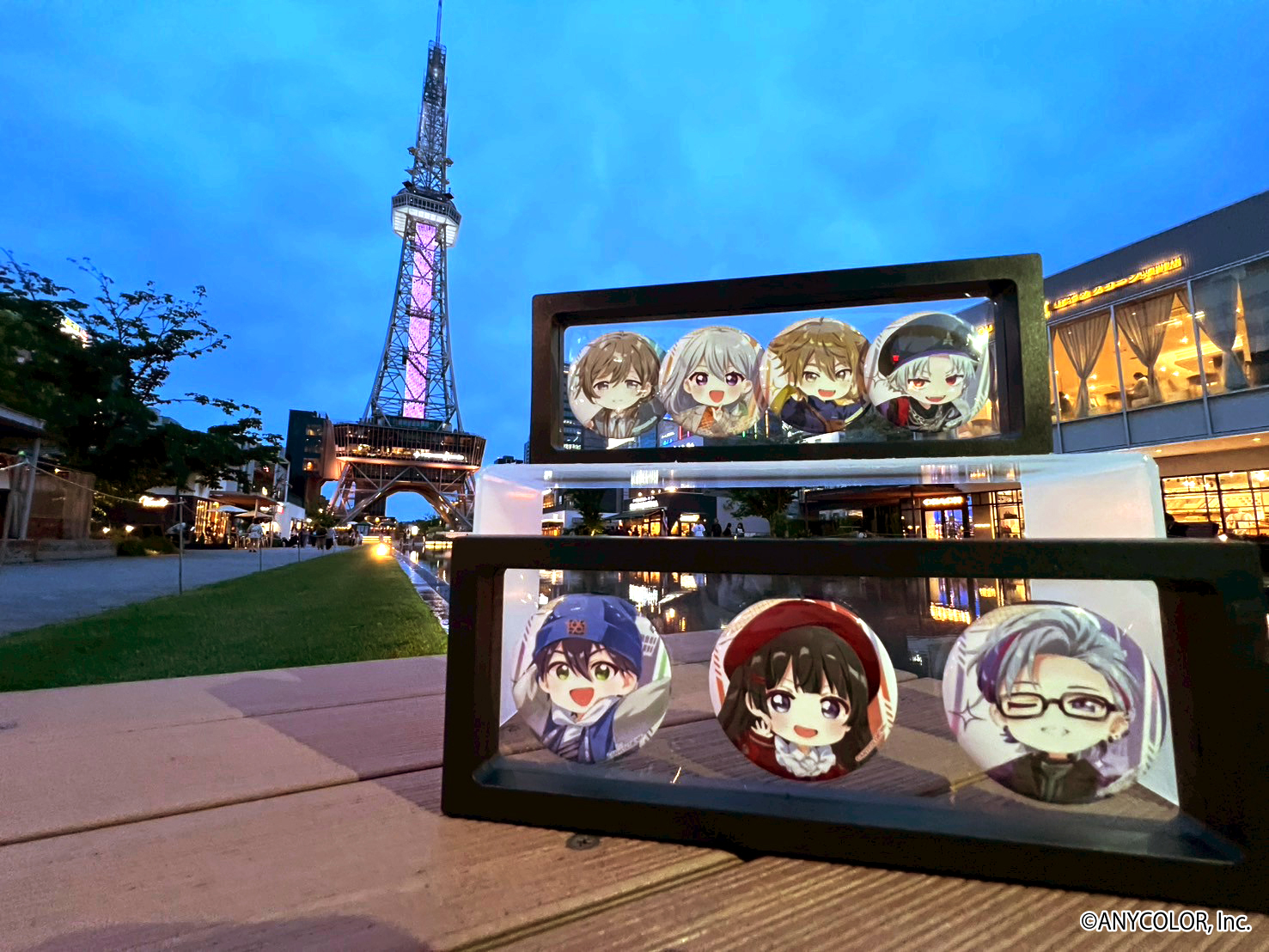 にじさんじ7大タワー】 月ノ美兎 缶バッジ マグネット