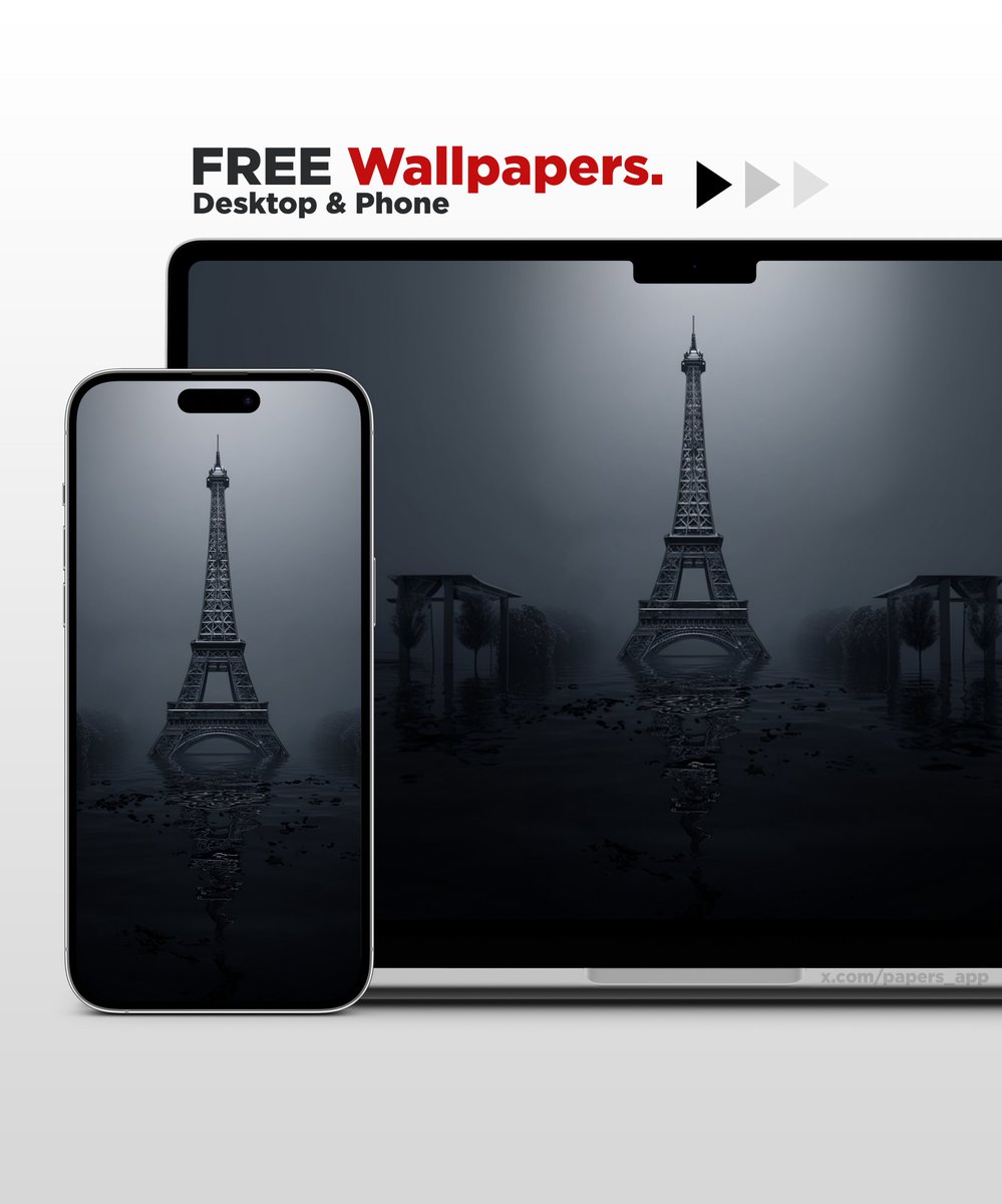 Papers_app's tweet image. Eiffel Tower 🗼
Mobile - Desktop Combo #10
