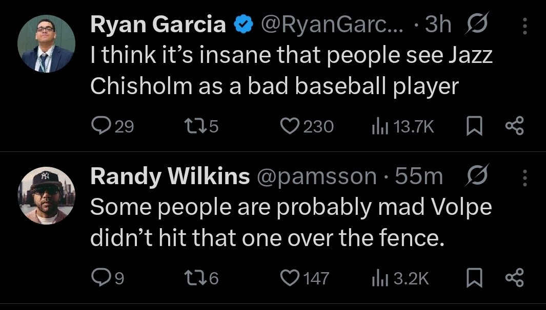 Eddie Soto Photo ๐ต๐ท๐ณ๐ฎ๐ฝโพ๏ธ (@eddiejsoto) on Twitter photo When your sports team has those pessimistic fans, they make me feel like these two post, lol <a href="/RyanGarciaESM/">Ryan Garcia</a> <a href="/pamsson/">Randy Wilkins</a> When your sports team has those pessimistic fans, they make me feel like these two post, lol <a href="/RyanGarciaESM/">Ryan Garcia</a> <a href="/pamsson/">Randy Wilkins</a>