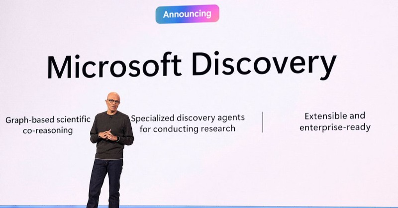 wicinternet's tweet photo. 💻 Microsoft has introduced Microsoft Discovery, a new agentic AI platform to speed up scientific breakthroughs.
💡 It helps researchers form hypotheses, run simulations, and analyze results—powered by AI agents and supercomputing.
#MicrosoftDiscovery #AI #ScienceTech