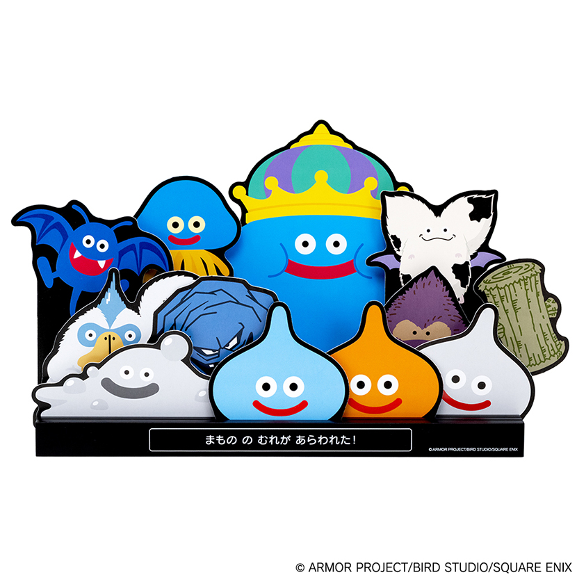 ドラゴンクエスト」に登場するモンスターがインパクト抜群な台座付き