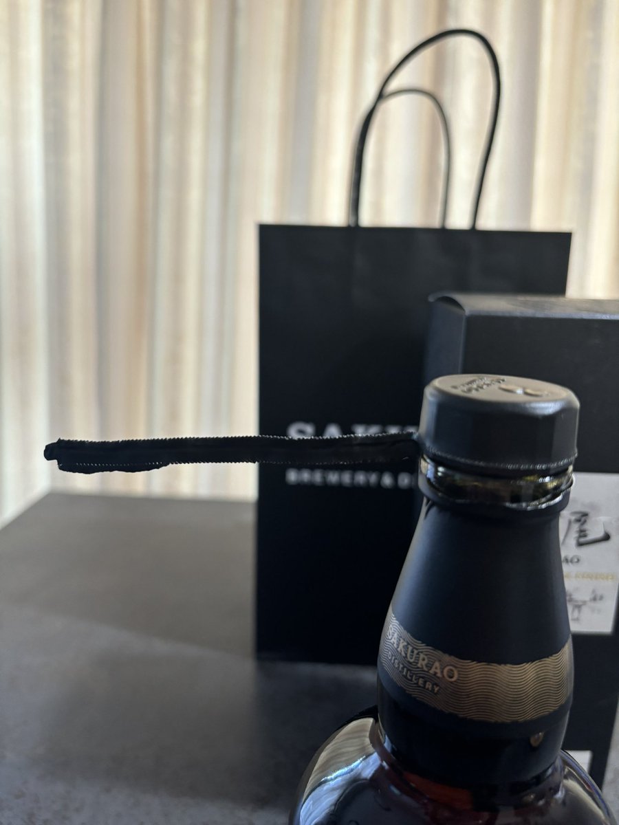 蒸溜所限定の桜尾ソーテルヌへビリーピーテッドぺりりん🥃 (;//́Д/̀