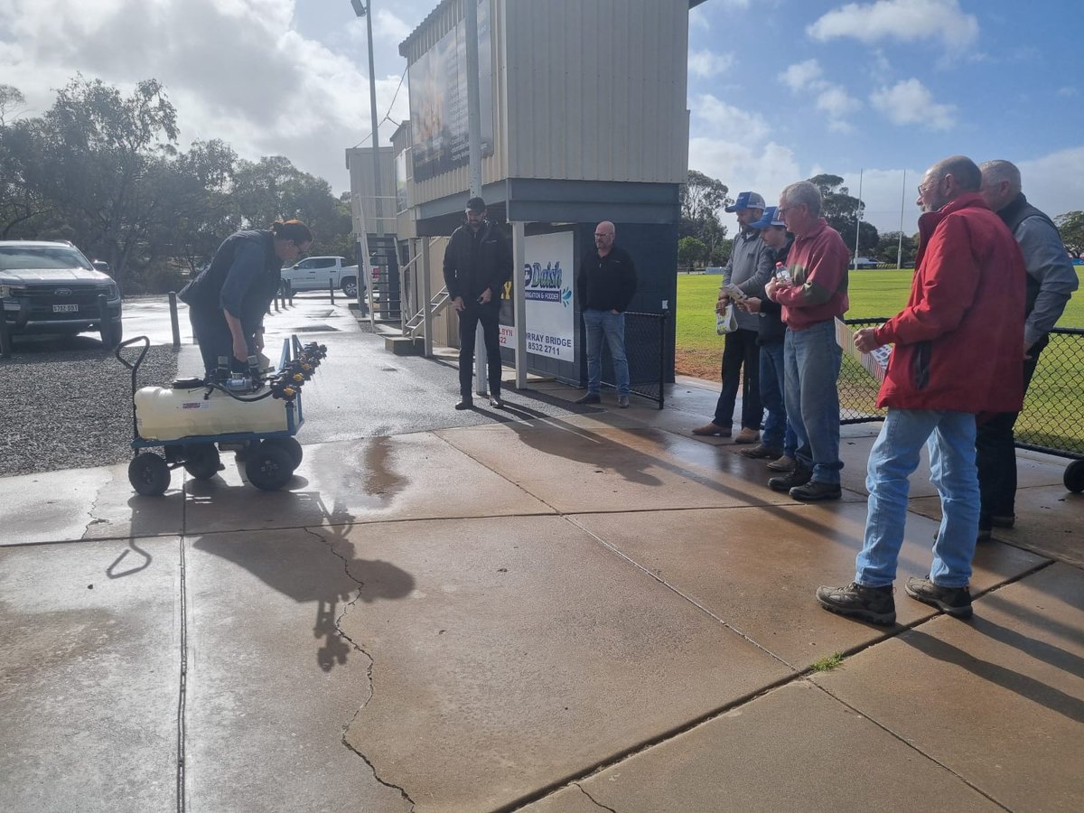 Another engaged group of grain producers and industry stakeholders in Murray Bridge today for our Best Practice Spray Workshop with expert <a href="/spraydriftgirl/">Mary O'Brien</a>. Tomorrow we'll be in Crystal Brook at the football club on Kendrew Avenue. Attendance is completely free but please register
