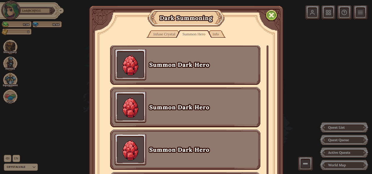 Done with 5 Dark Summoning, I don't know if I got solid ones though <a href="/YieldGuild/">Yield Guild Games</a> <a href="/DeFiKingdoms/">DeFi Kingdoms 🔺🌿</a>