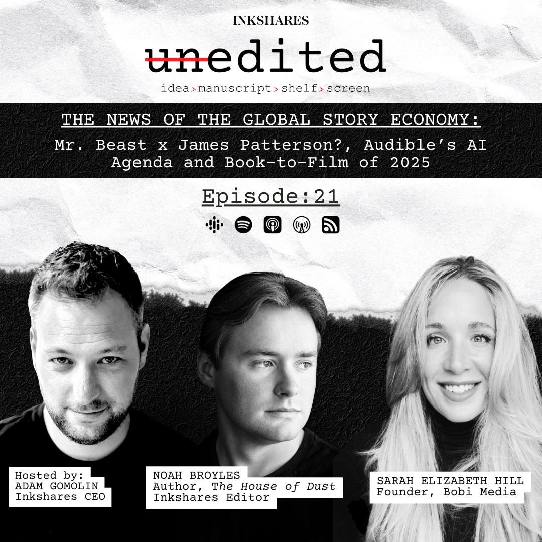 Inkshares (@inkshares) on Twitter photo In Episode 21 of Unedited, Adam is joined once again by Sarah Elizabeth Hill of Bobi Media and Inkshares editor <a href="/NoahEBroyles/">Noah Broyles</a> to unpack the news that is shaping the global story economy...
podcasts.apple.com/us/podcast/mr-… In Episode 21 of Unedited, Adam is joined once again by Sarah Elizabeth Hill of Bobi Media and Inkshares editor <a href="/NoahEBroyles/">Noah Broyles</a> to unpack the news that is shaping the global story economy...
podcasts.apple.com/us/podcast/mr-…