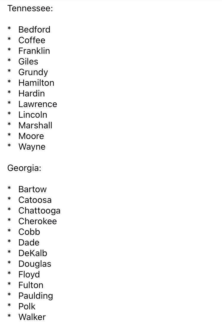 Tennessee, Alabama, & Georgia Wx Network (@TAGwxService) / Posts / X