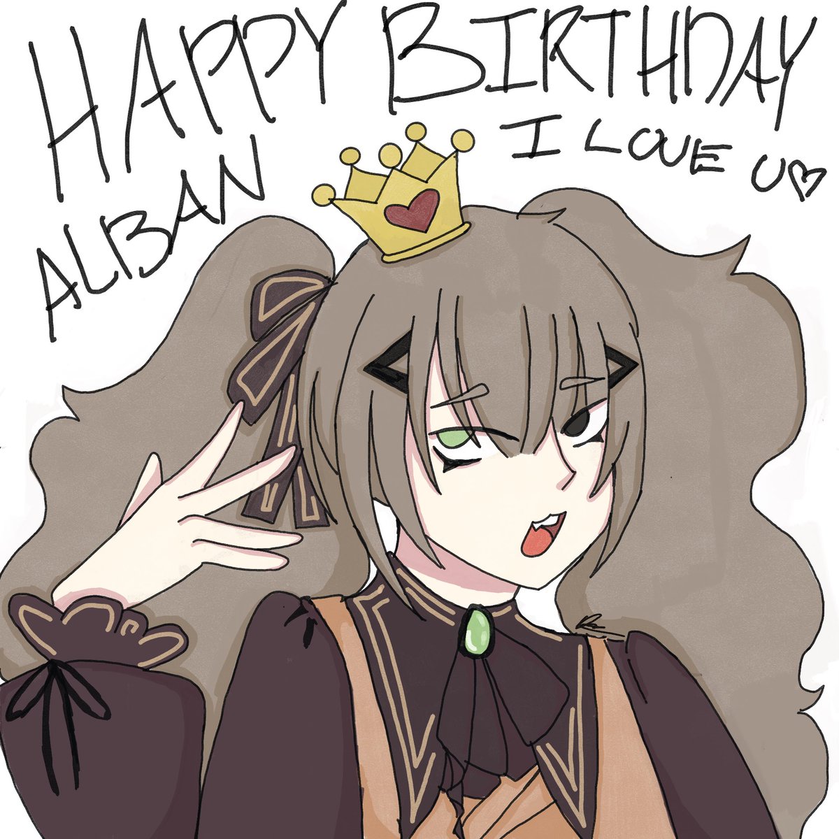 dinnychest's tweet photo. #AlbanBirthday2025 #AlbanKnoxArt 
HAPPY BIRTHDAAAAAAY ALBAAAN I LOVE YOU 
REMEMBER THE WORLD IS YOURS https://t.co/Sb5c9yZiuD