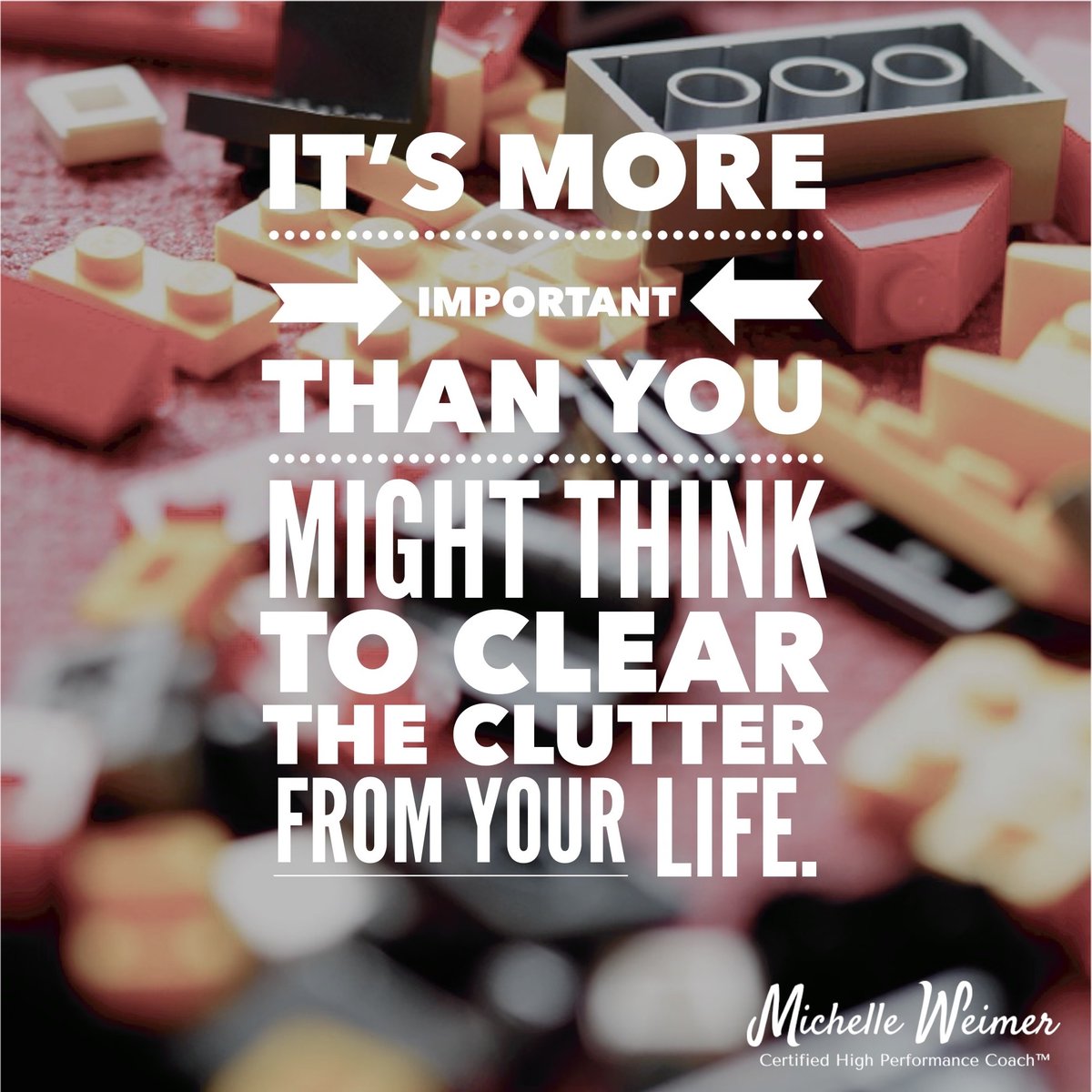 Clutter really bothers me because when you allow too much clutter to fill up a space it can actually cause you to become distracted, lose focus and become less productive.