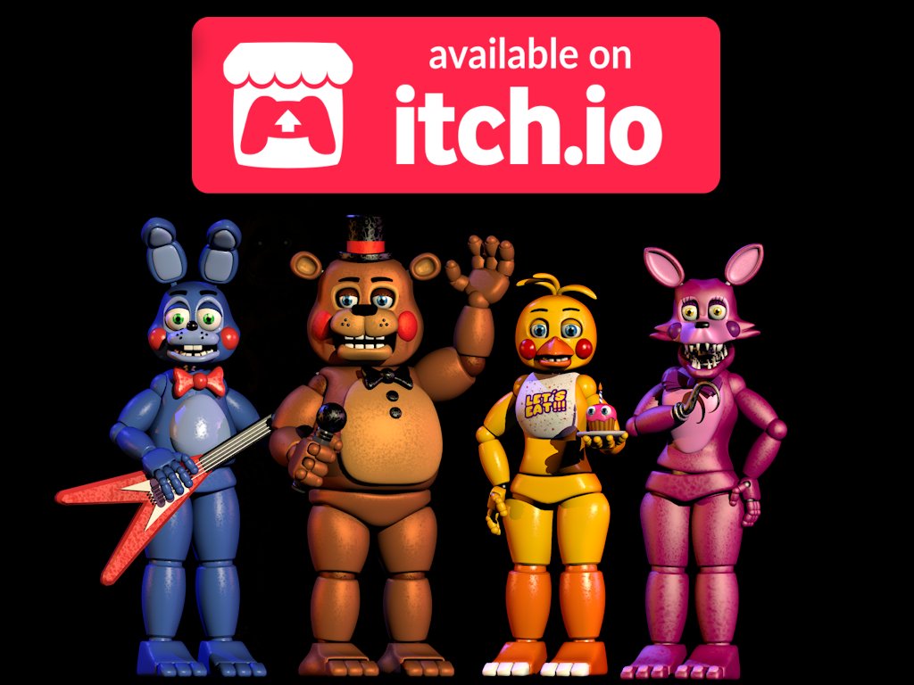 Good Day Everyone!  

Due to recent-...weird stuff happening on GameJolt, we have decided, as a precaution, to create an itch.io page. 

From now on FNAF [BETA] series will be available on GameJolt and itch.io
#FNAF

 fnafbetastuff.itch.io