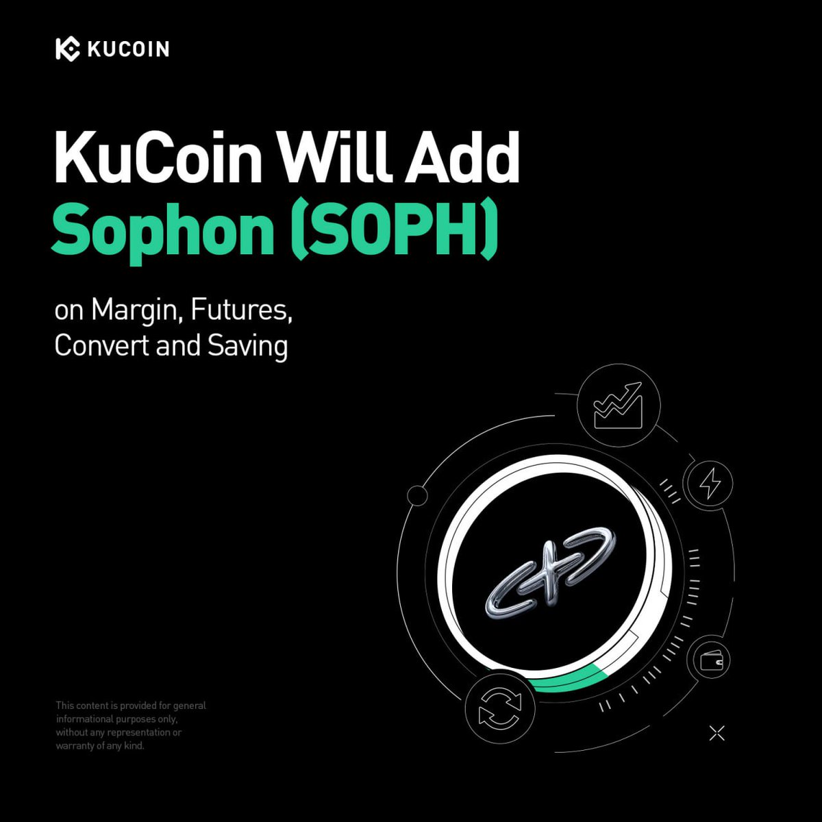 kucoincom's tweet photo. 🚀 We’re excited to share that @sophon will now be available on #KuCoin, bringing $SOPH to Margin, Futures, Saving, and Convert services. Explore the innovative potential of $SOPH and elevate your trading experience.
 
💱 New Asset: SOPH/USDT
 
See more: https://t.co/fk0pLIkcUO https://t.co/kiFaWMN0R2