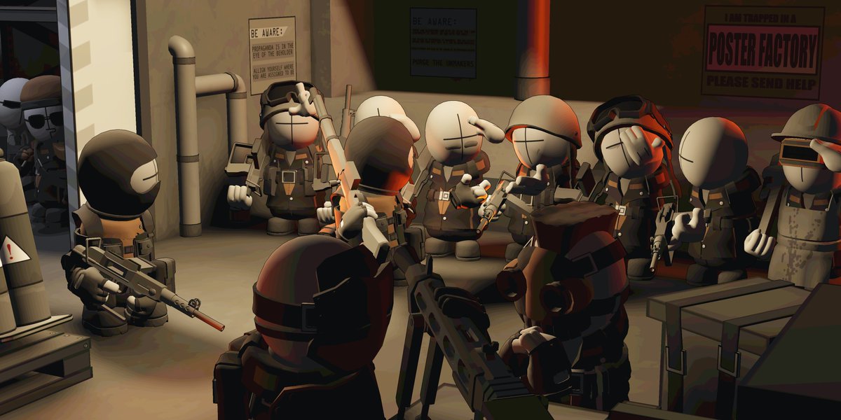 FACELIFTSTUDIO's tweet image. Somewhere, in a factory. #RobloxDevs #madnesscombat