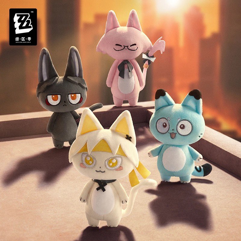 SECTION 6 CATS OFFICIAL PLUSHIES 

#ZenlessZoneZero #ゼンゼロ #ZZZ