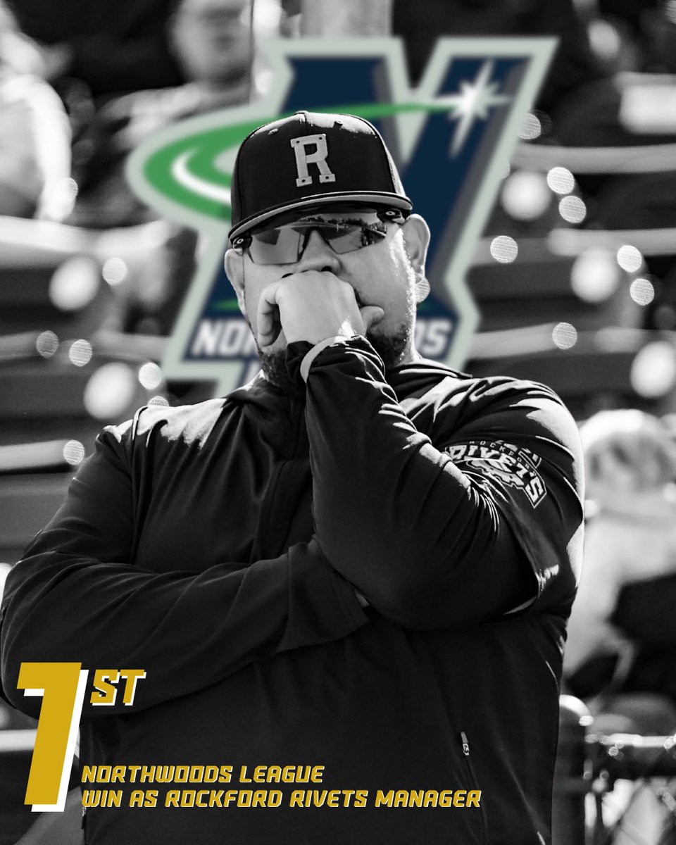Rockford_Rivets's tweet photo. New coach. New energy. Congratulations to Chase Brewster on his first win as a Rockford Rivet!
#win #baseball #rockford #rivets #screwsarehot https://t.co/QX6mbnRq9T